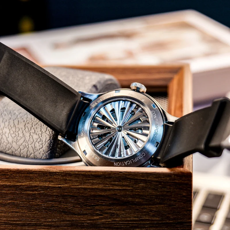 Celestial Automatic Mechanical Watch with Super Luminous Display and Stainless Steel Case - Image 5