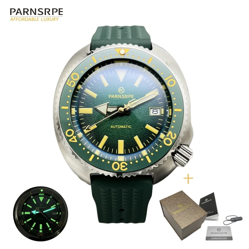 Professional Abalone Dial Automatic Dive Watch with NH35 Movement and Sapphire Crystal - Image 11