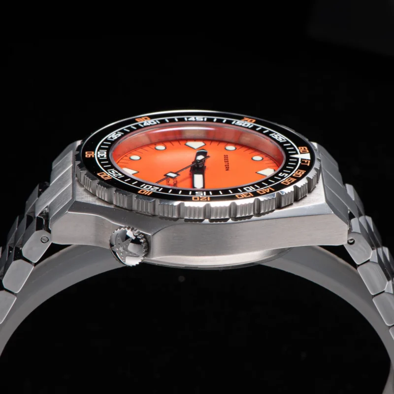 Professional Automatic Dive Watch with Ceramic Bezel and Jubilee Bracelet - Image 4
