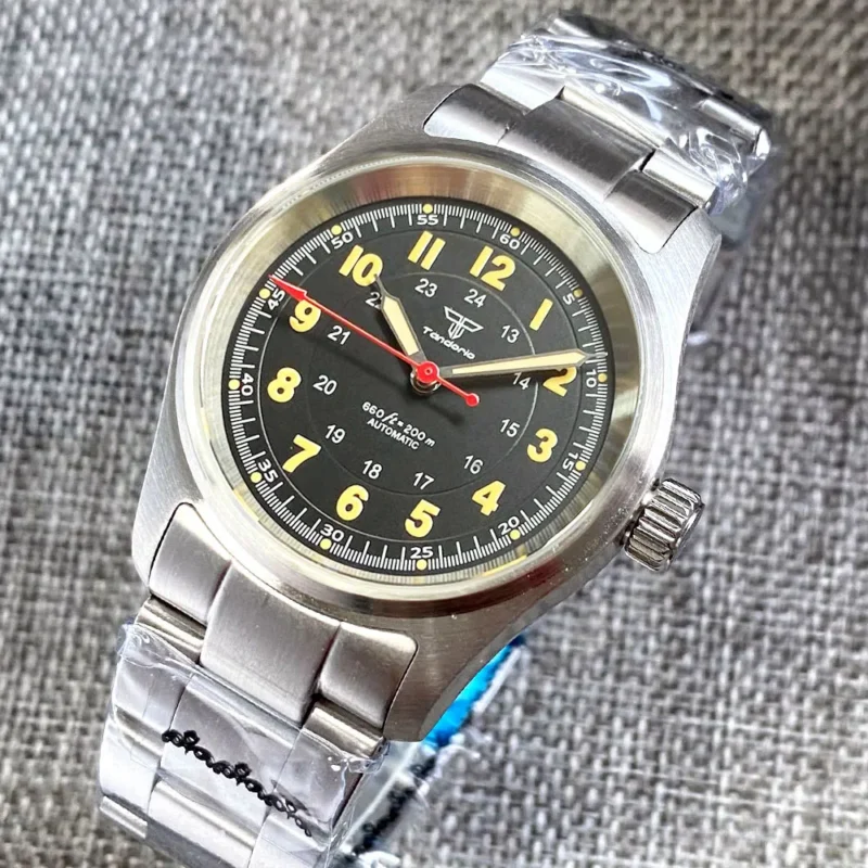 Field Automatic Watch NH35 Movement 200m Dive Watch 36mm Sapphire Crystal Stainless Steel - Image 18