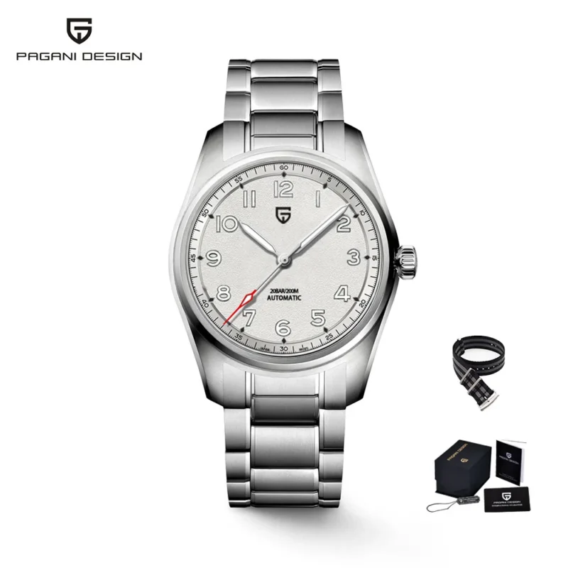 Professional Automatic Dive Watch with Sapphire Crystal and Stainless Steel Bracelet - Image 20