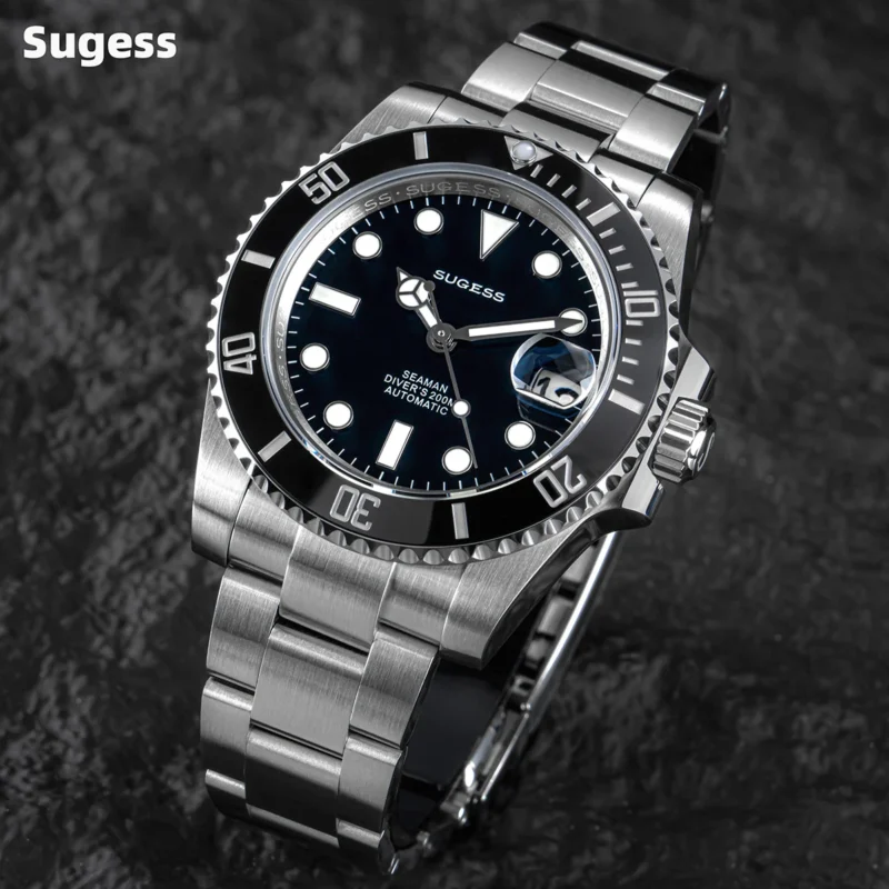 Professional Automatic Dive Watch with NH35 Movement, Ceramic Bezel and 200M Water Resistance