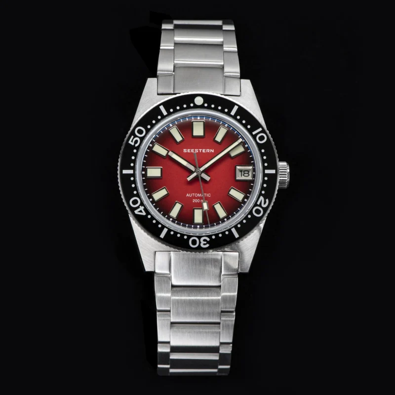 Professional Automatic Dive Watch 200M with Sapphire Crystal and Ceramic Bezel - Image 9