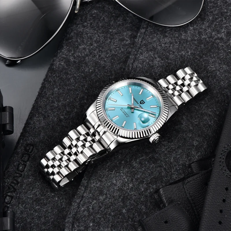 Professional Automatic Dive Watch with NH35 Movement Sapphire Crystal and Stainless Steel Bracelet - Image 5