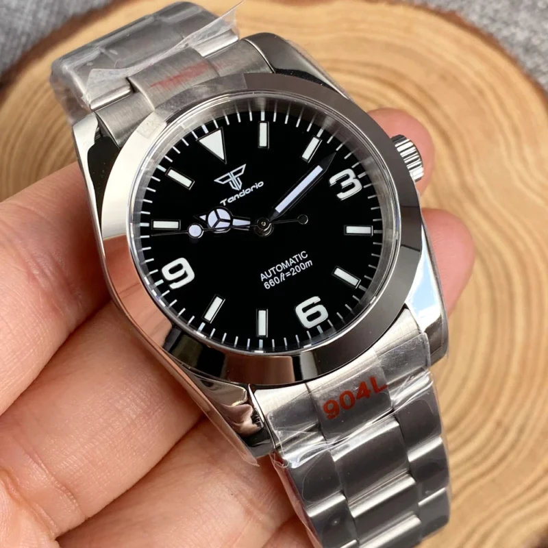 Luxury Automatic Dive Watch NH35A Movement 904L Stainless Steel Sapphire Crystal 100m Water Resistant - Image 5