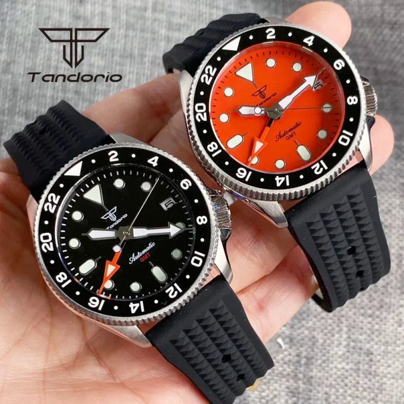 Professional GMT Automatic Dive Watch with NH34A Movement and Sapphire Crystal - Image 6