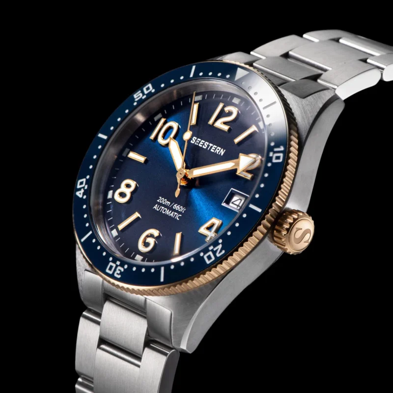 Professional Automatic Dive Watch with Skeleton Dial and Sapphire Crystal 200M Water Resistant NH35 Movement - Image 4