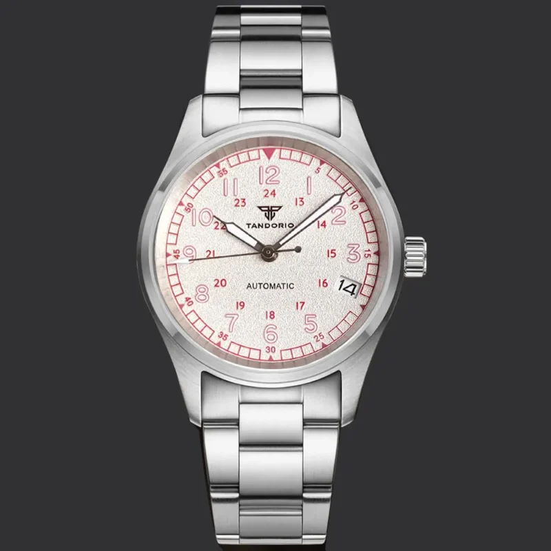 Vintage Field Automatic Dive Watch NH35AA Movement Stainless Steel Sapphire Crystal Watch with Date Display - Image 14