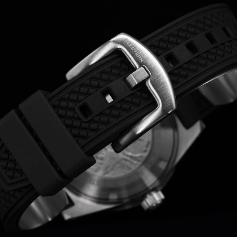 SEESTERN 62MAS Professional Dive Automatic Watch with Sapphire Crystal and Rubber Strap - Image 5