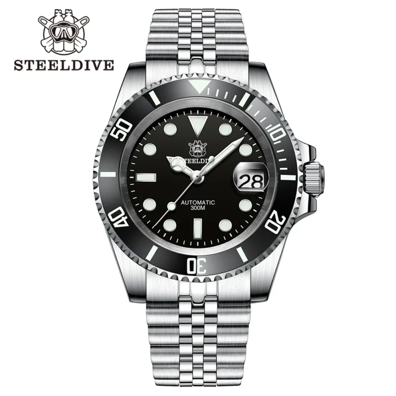 Professional Dive Automatic Watch with 300M Water Resistance and Sapphire Crystal - Image 8