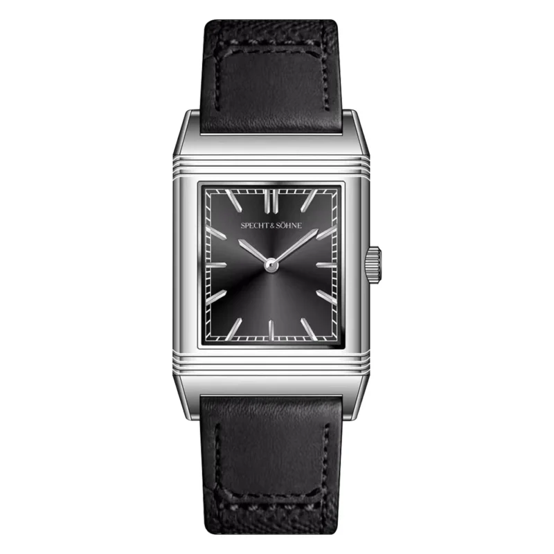 Luxury Square Quartz Watch with Sapphire Crystal and Stainless Steel Bracelet - Image 2