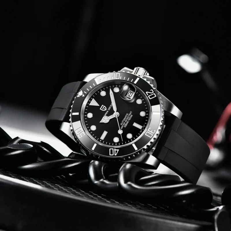 Professional Automatic Dive Watch with NH35A Movement, Sapphire Crystal and Stainless Steel Case - Image 2