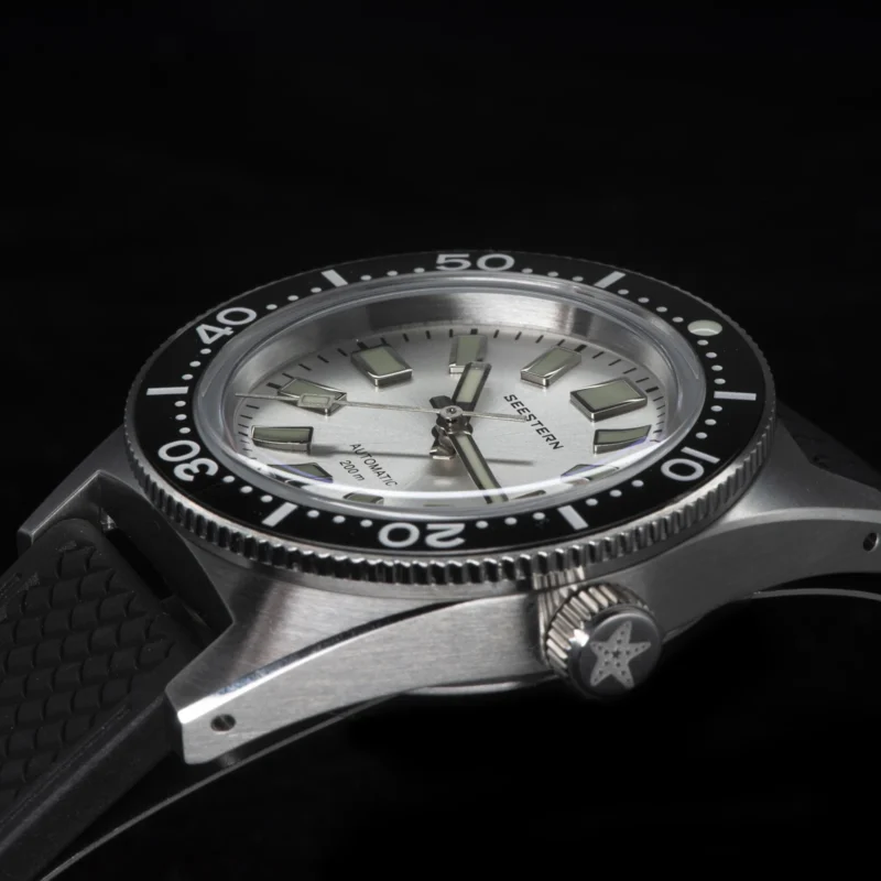 SEESTERN 62MAS Professional Dive Automatic Watch with Sapphire Crystal and Rubber Strap - Image 3
