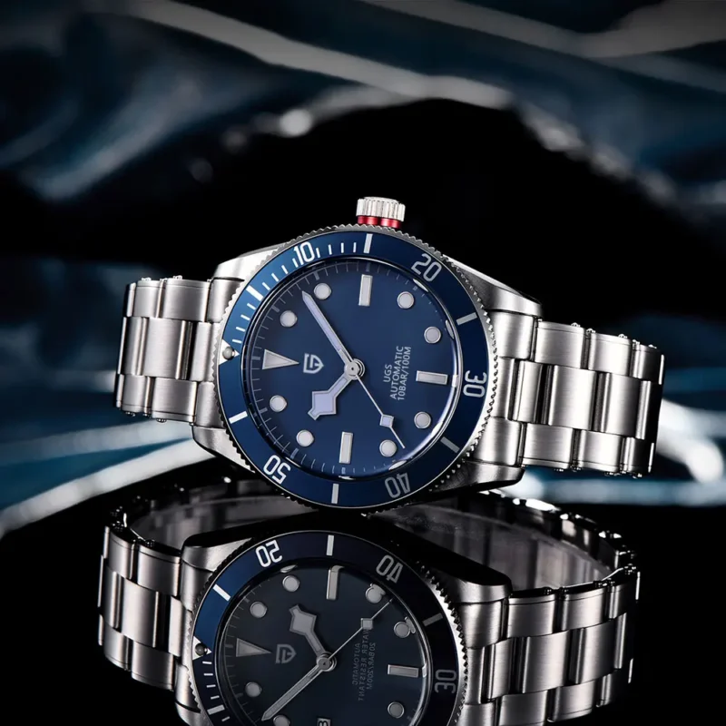 Professional Automatic Dive Watch with NH35A Movement and 100M Water Resistance - Image 3