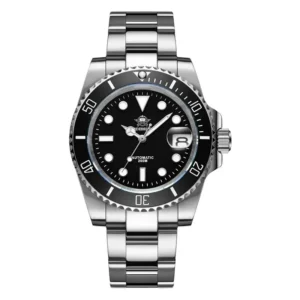 Professional Automatic Dive Watch with Ceramic Bezel and Sapphire Crystal