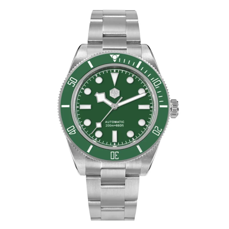 Professional Automatic Dive Watch 200M Water Resistant NH35 Movement Sapphire Crystal Stainless Steel Bracelet - Image 8