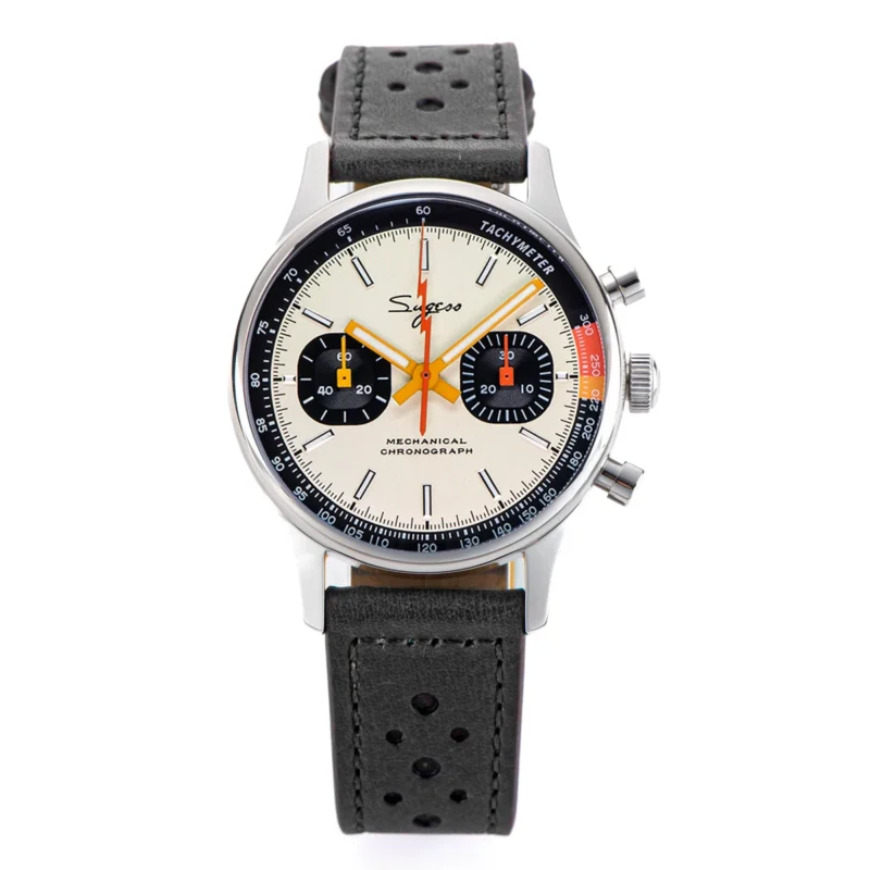 Pilot Chronograph Mechanical Watch with Swan Neck Movement and Sapphire Crystal - Image 19