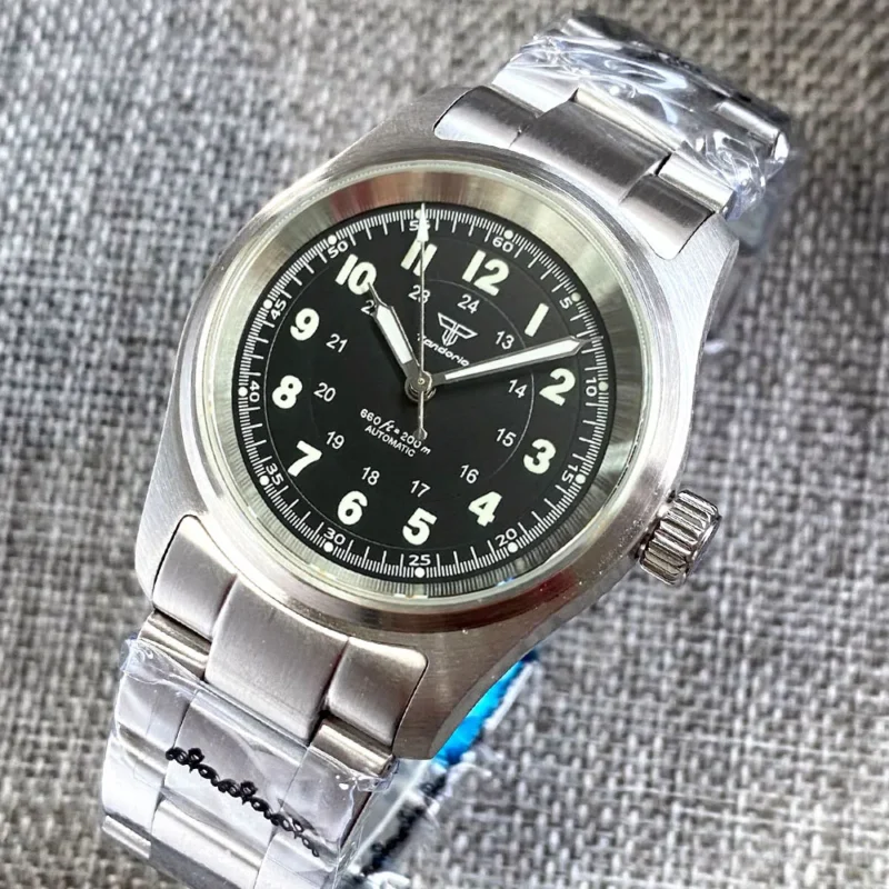 Field Automatic Watch NH35 Movement 200m Dive Watch 36mm Sapphire Crystal Stainless Steel - Image 20