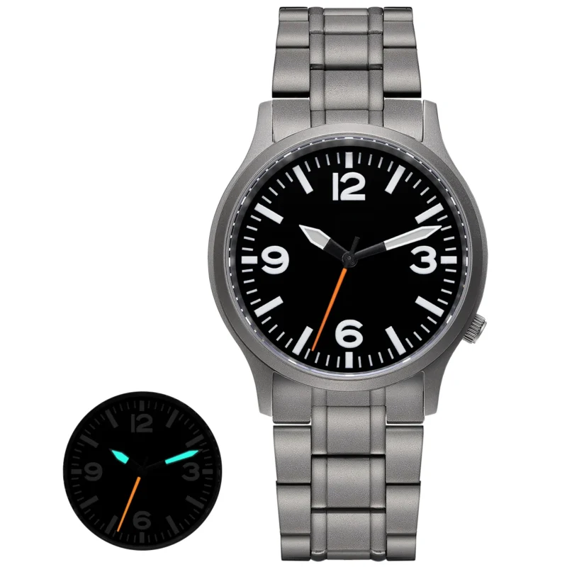 Titanium Field Sport Quartz Watch with Super Luminous Dial and Sapphire Crystal - Image 10