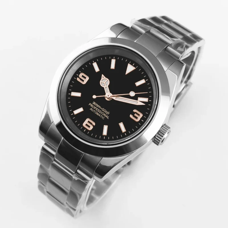 Luxury Automatic Dive Watch with Sapphire Crystal and Stainless Steel Bracelet - Image 17
