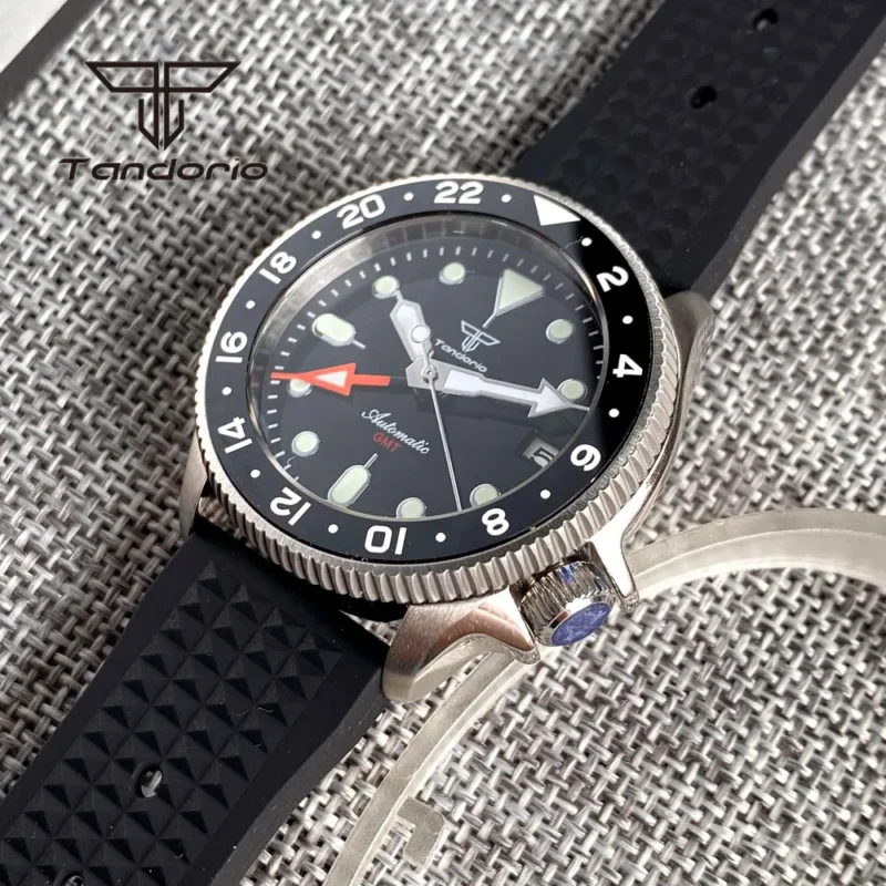 Professional GMT Automatic Dive Watch with NH34A Movement and Sapphire Crystal - Image 3