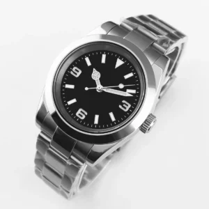 Luxury Automatic Dive Watch with Sapphire Crystal and Stainless Steel Bracelet