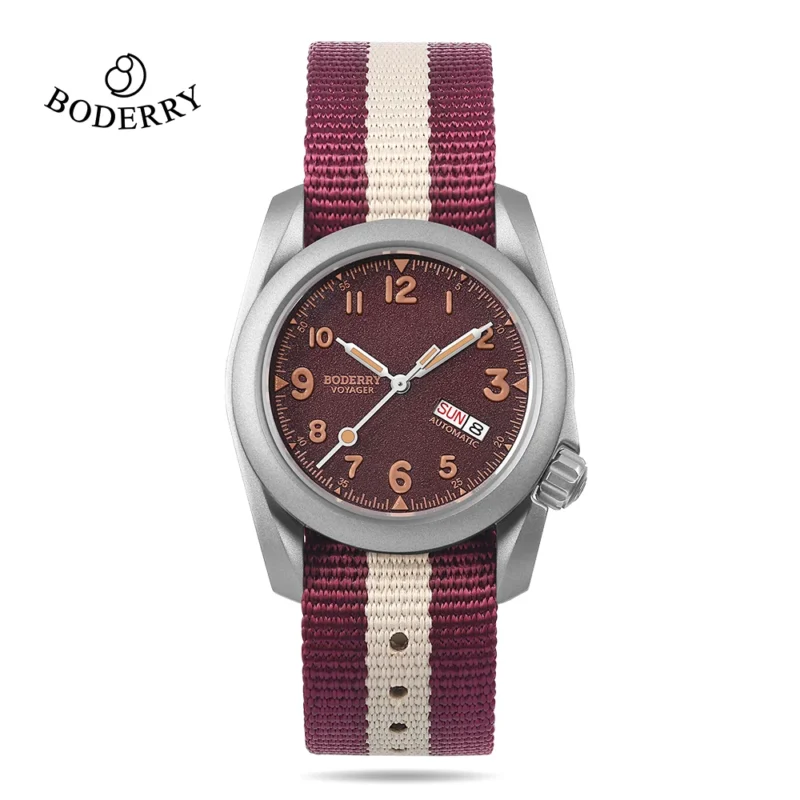 Voyager Bronze Field Automatic Watch with Sapphire Crystal and Leather Strap - Image 21