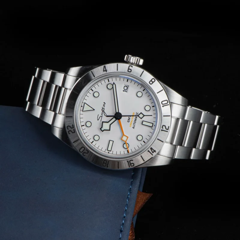 Professional GMT Automatic Watch with Sapphire Crystal and Stainless Steel Bracelet - Image 6