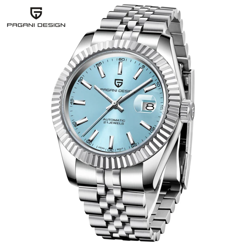 Professional Automatic Dive Watch with NH35 Movement Sapphire Crystal and Stainless Steel Bracelet - Image 13