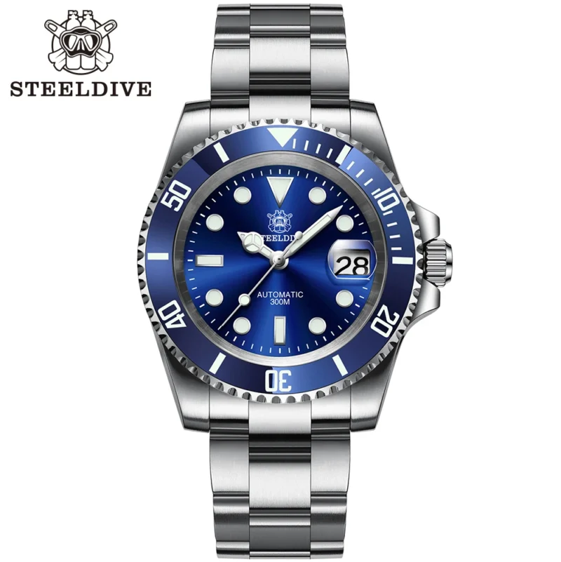 Professional Dive Automatic Watch with 300M Water Resistance and Sapphire Crystal - Image 12