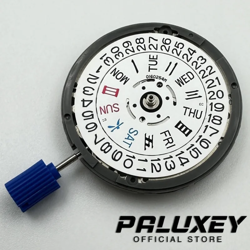 Premium NH36 Automatic Movement 24 Jewels Day-Date Watch Movement with Crown at 3.0/3.8 O'Clock - Image 4
