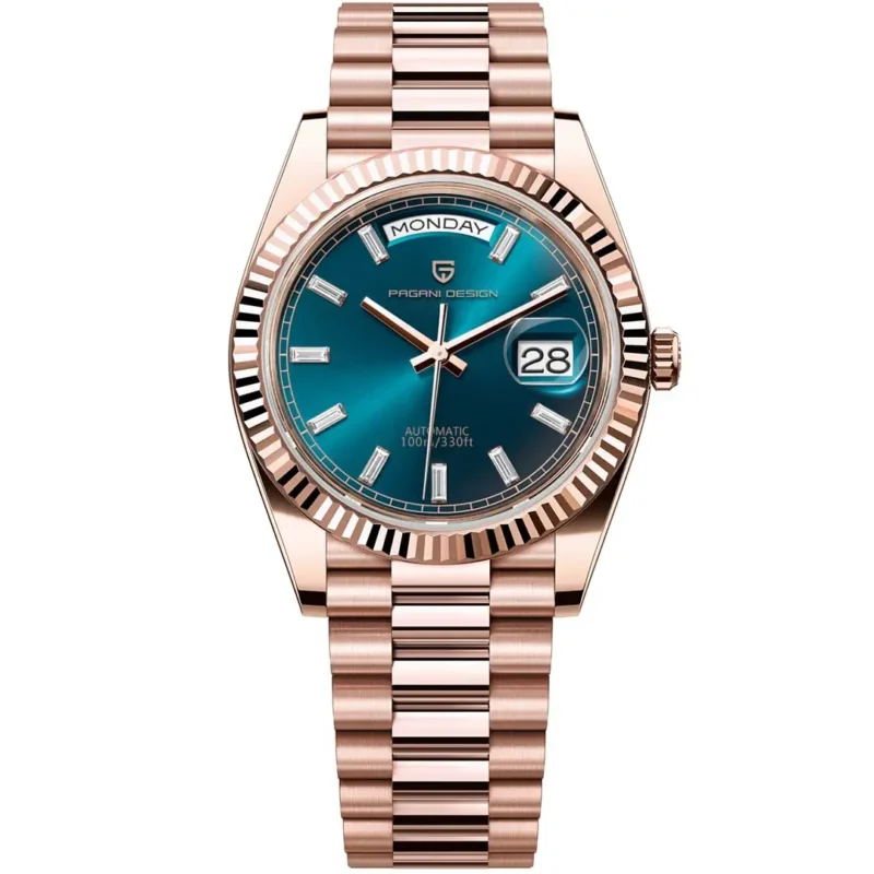 Luxury Automatic Dive Watch with NH36A Movement, Sapphire Crystal, and Stainless Steel Bracelet - Image 12