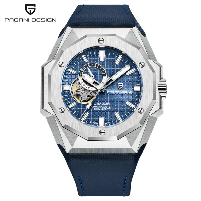 Professional Automatic Dive Watch with Sapphire Crystal and Stainless Steel Case - Image 9