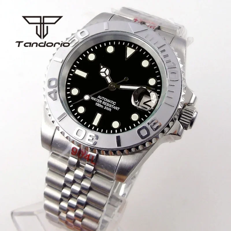 Professional Automatic Dive Watch with Sapphire Crystal and Stainless Steel Bracelet - Image 8