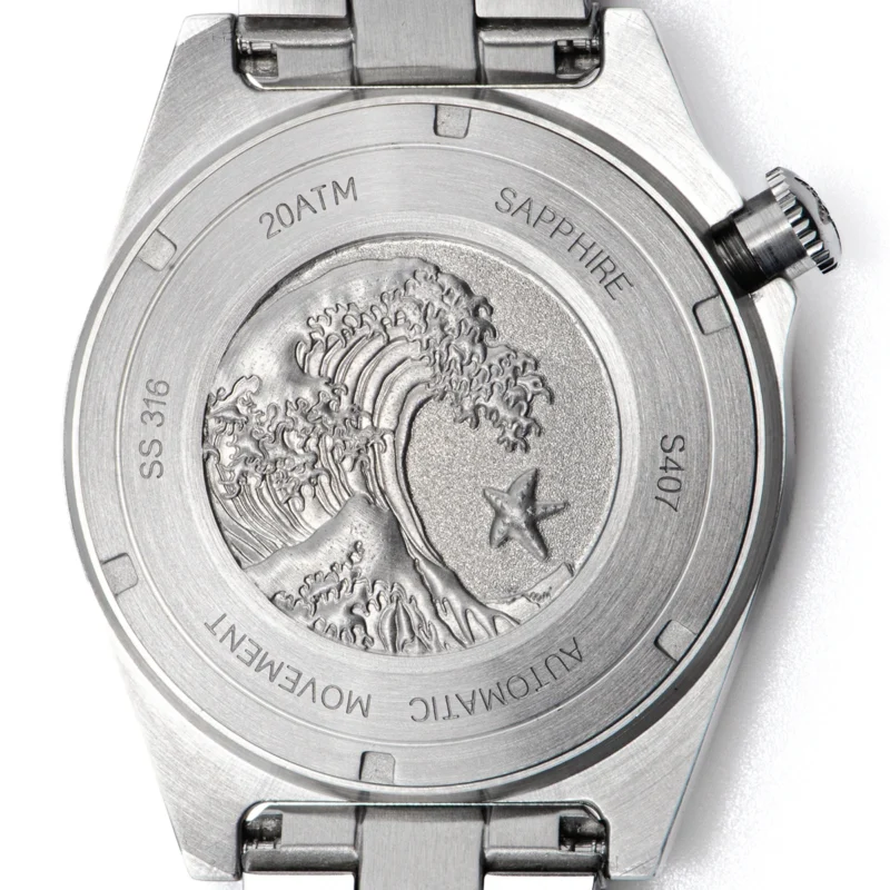 Professional Automatic Dive Watch with Ceramic Bezel and Jubilee Bracelet - Image 3