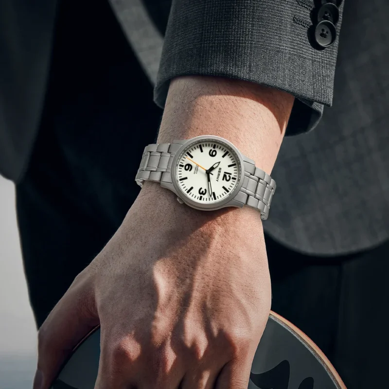Titanium Field Sport Quartz Watch with Super Luminous Dial and Sapphire Crystal - Image 5