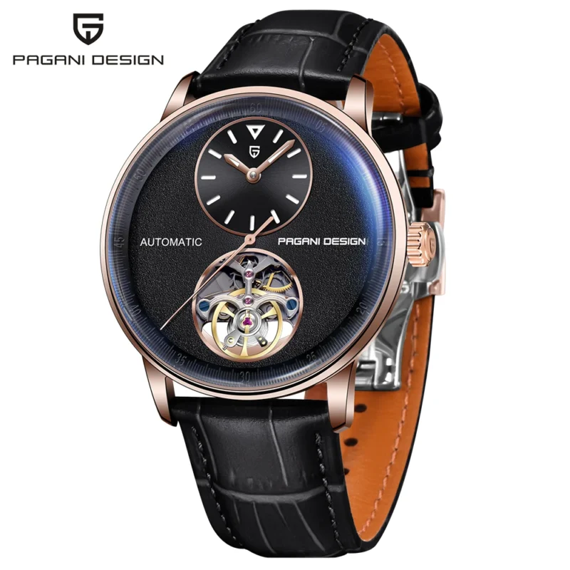 Classic Automatic Men's Dive Watch with 100M Water Resistance and Luminous Dial - Image 10