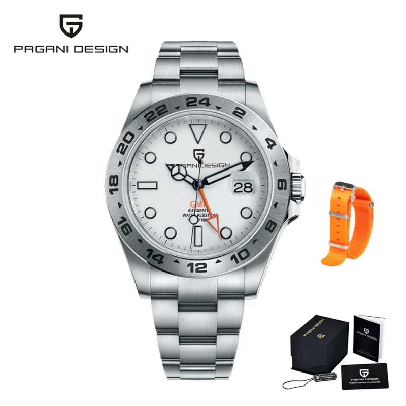 Professional Automatic Dive Watch with Sapphire Crystal and Stainless Steel Bracelet - Image 16