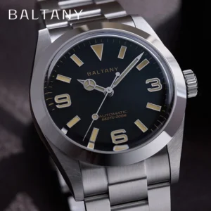 Explorer 36mm Automatic Watch with Sapphire Crystal and Brushed Stainless Steel Bracelet