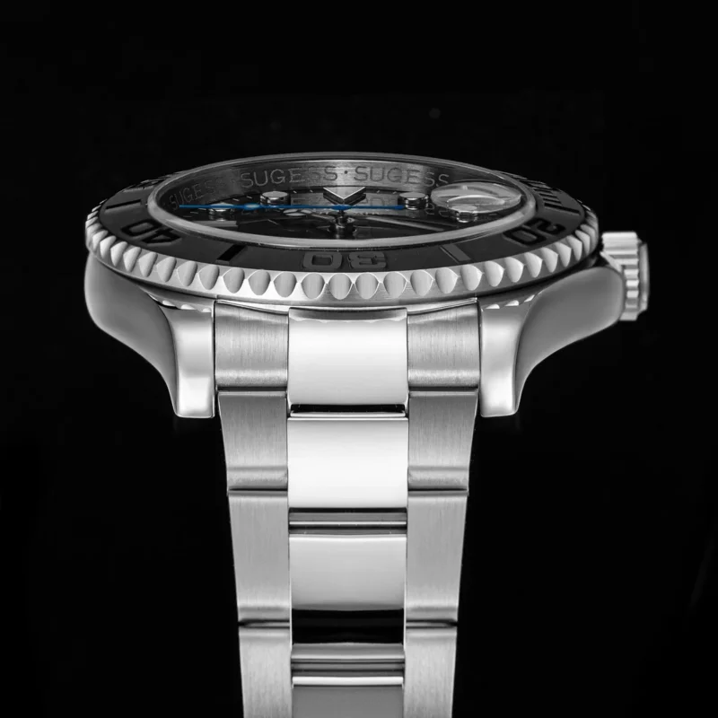 Professional Automatic Dive Watch with Ceramic Bezel and Sapphire Crystal NH35A Movement Watch with Stainless Steel Bracelet - Image 4