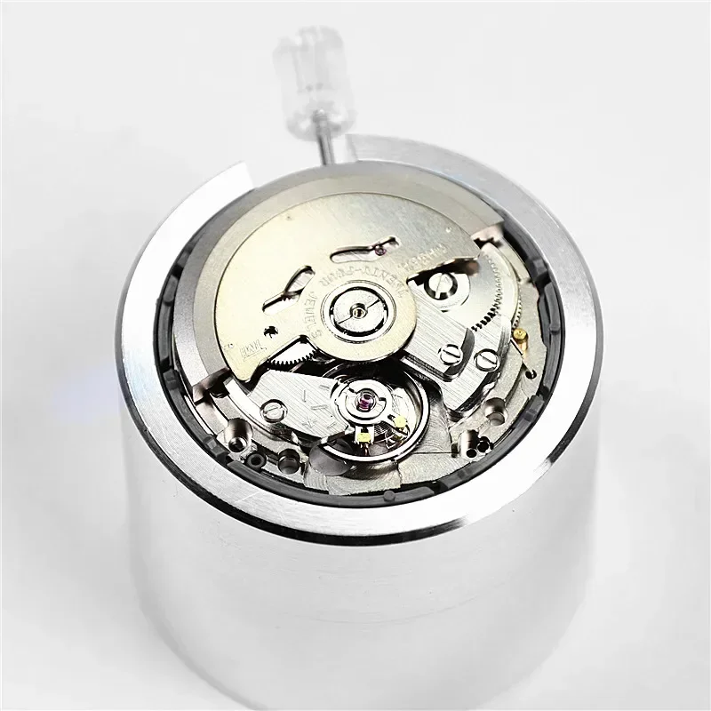 Luxury automatic watch movement showing high-precision mechanism