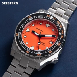 Professional Automatic Dive Watch with Ceramic Bezel and Jubilee Bracelet