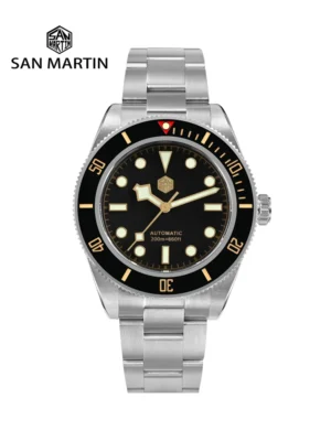 Professional Automatic Dive Watch 200M Water Resistant NH35 Movement Sapphire Crystal Stainless Steel Bracelet