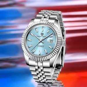 Professional Automatic Dive Watch with NH35 Movement Sapphire Crystal and Stainless Steel Bracelet