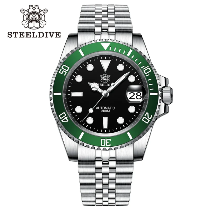 Professional Dive Automatic Watch with 300M Water Resistance and Sapphire Crystal - Image 7