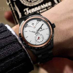 Professional Dive Automatic Watch with Date Function and Stainless Steel Bracelet