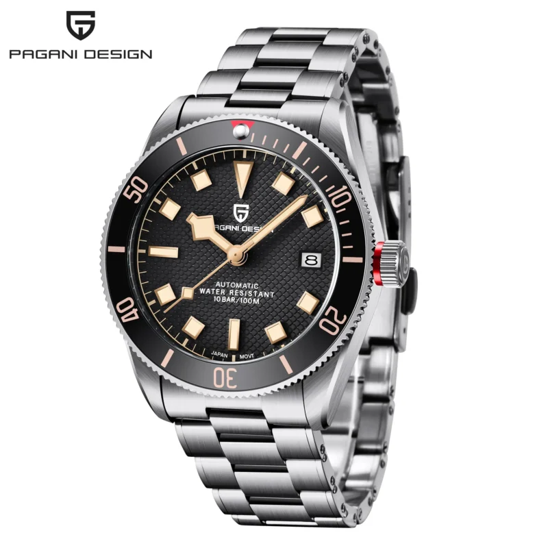 Professional Automatic Dive Watch with NH35A Movement and 100M Water Resistance - Image 13