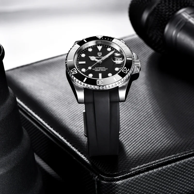 Professional Automatic Dive Watch with NH35A Movement, Sapphire Crystal and Stainless Steel Case - Image 4