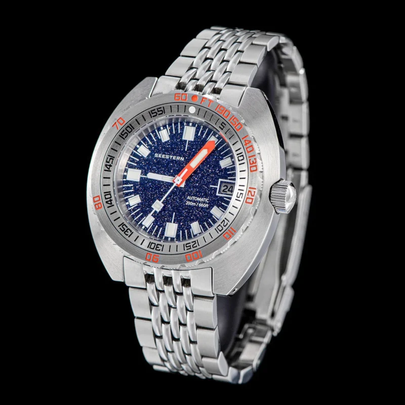 Professional Automatic Dive Watch with Sapphire Crystal and 20ATM Water Resistance - Image 12