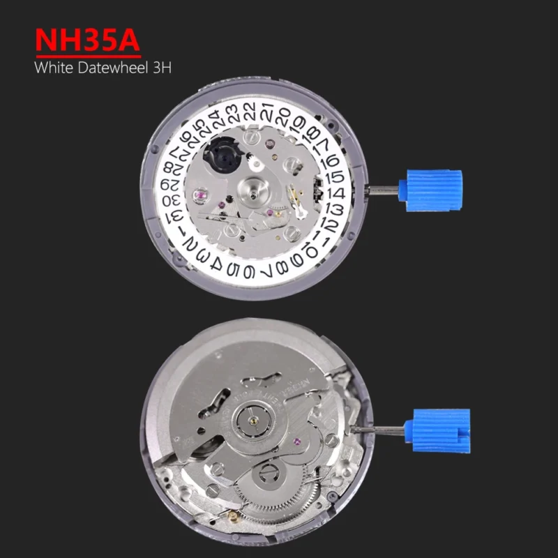 Premium NH35 Automatic Watch Movement 24 Jewels with 3:00 Date Window - Image 2